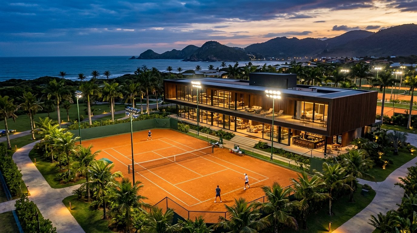 Único Rafa Nadal Tennis Center da América do Sul no All Resort Porto Belo